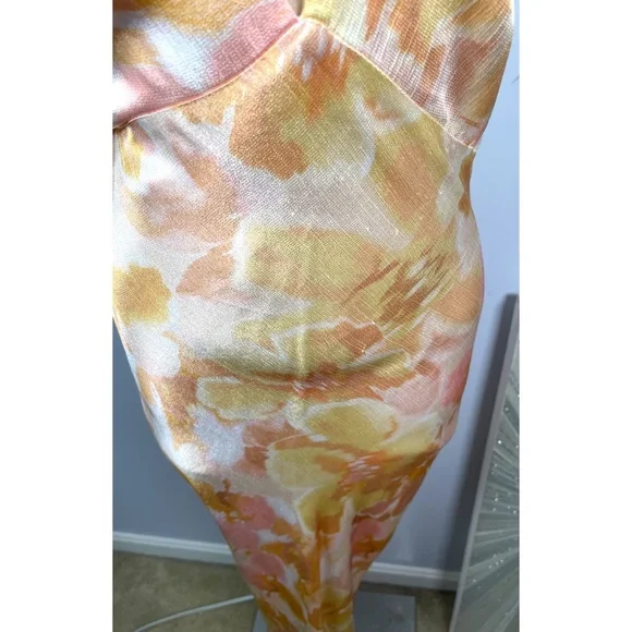 Bec And Bridge Indi V Maxi Dress In Floral Haze Size 6 - Picture 8 of 15